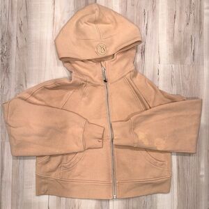 lululemon Scuba Oversized Full Zip Scuba in Pecan Tan XS/S